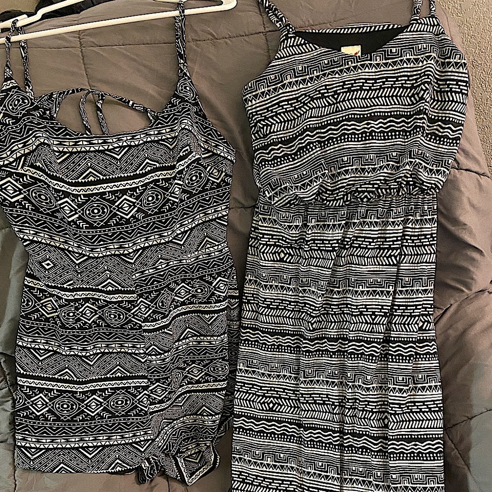 Patterned Romper and dress